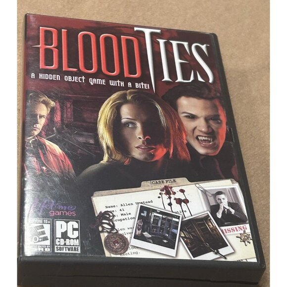 Blood Ties A Hidden Object Game with Bite PC, 2008 Mint game - Picture 1 of 5